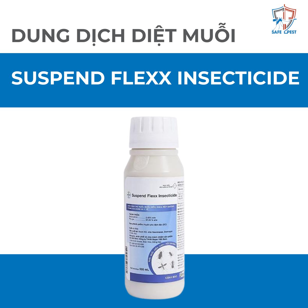 Suspend Flexx Insecticide Dung dịch diệt muỗi Suspend Flexx Insecticide - Ảnh 1